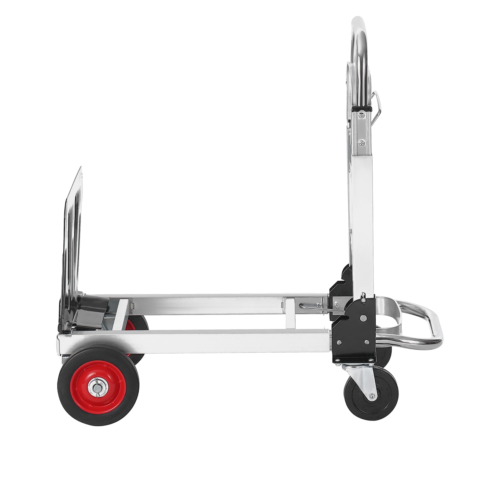 Aluminium Folding Hand Truck 2 In 1 Heavy Duty Collapsible Dolly_voghion.com
